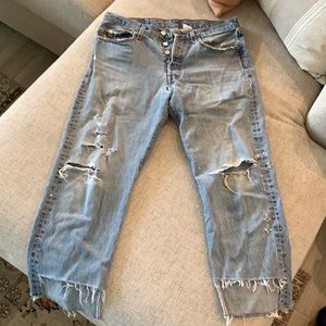 Levi’s ripped jeans